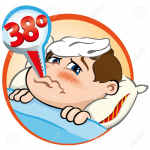 35771041-illustration-is-a-sick-child-in-bed-with-symptoms-of-fever-and-thermometer-in-his-mouth